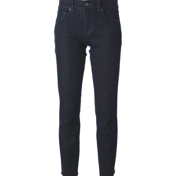 Tory Burch Denim - Tory Burch Dark Rinse Cropped Skinny Jeans